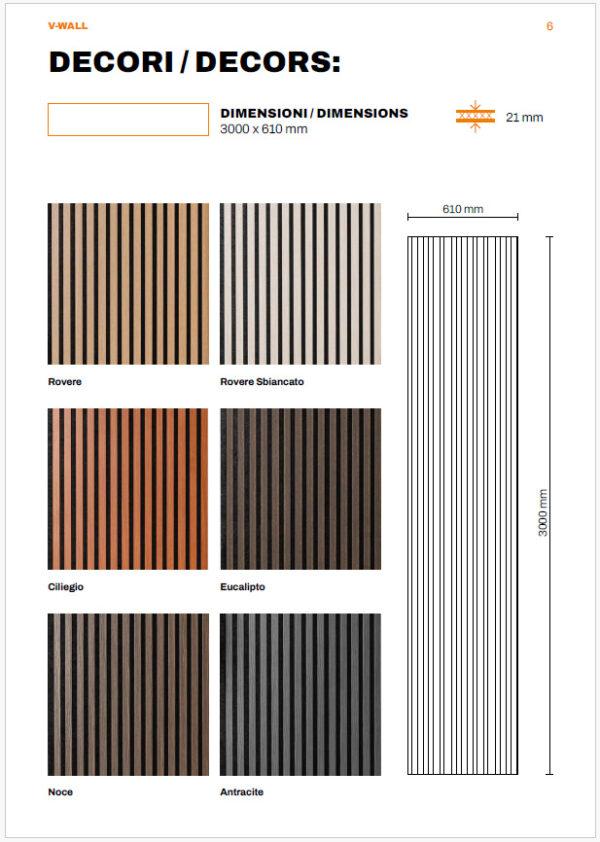 Rivestimento Murale fonoassorbente V-WALL Virag - immagine 2